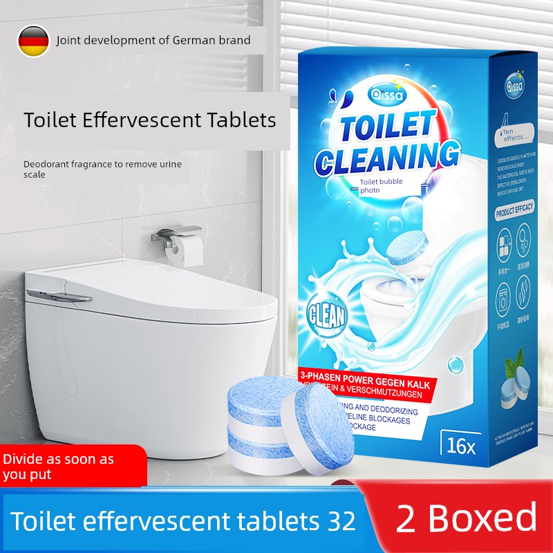 Effervescent Tablets Toilet Dedirt and Oxygen Urine Alkali Toilet