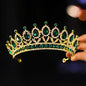 Itacazzo Bridal Headwear - A Golden Lady Fashion Wedding Crown, Rhinestone Classic Princess Tiaras