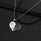 Fashion Stainless Steel Heart Puzzle Lock Key Pendant Couple Necklace Pendants Necklaces For Lovers Valentine's Day Jewelry