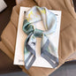 New Fashion 70X70cmPrinted Women's Scarf Pashmina Silk Scarf Square Shawl Decorative Headband Neck Luxury Design Bandana