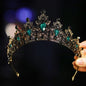 Itacazzo Bridal Headwear - A Golden Lady Fashion Wedding Crown, Rhinestone Classic Princess Tiaras