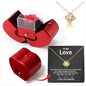 Christmas Gift Apple Jewelry Box With Eternal Flower Box Rose Flower Birthday Party New Year Valentine's Day Gift