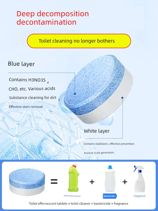 Effervescent Tablets Toilet Dedirt and Oxygen Urine Alkali Toilet