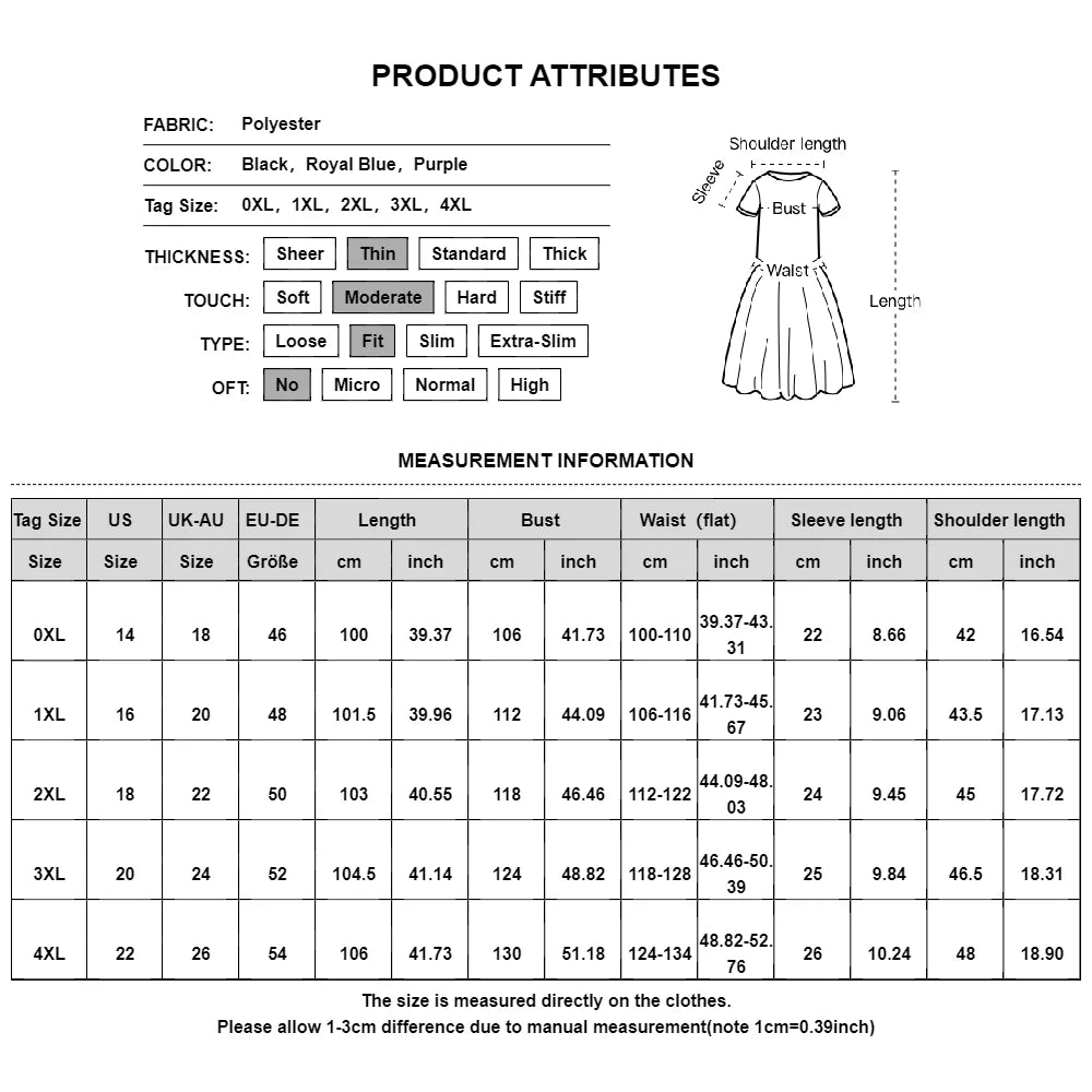 Women's Plus Size Dresses Loose Solid Short Sleeved V-neck Belt Casual Dress Ladies Elegant Dress