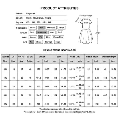 Women's Plus Size Dresses Loose Solid Short Sleeved V-neck Belt Casual Dress Ladies Elegant Dress