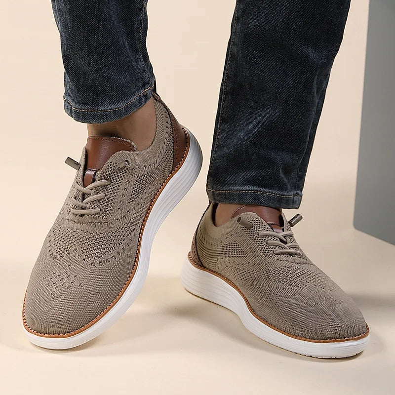 Men's Casual Sneakers Outdoor Breathable Mesh Walking Shoes New Comfort Soft Lightweight Tennis Shoes