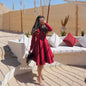 Customized Jiayigong s Pearl Draped Valentine's Day A-line High Collar Bespoke Occasion Gown Knee Length Dresses