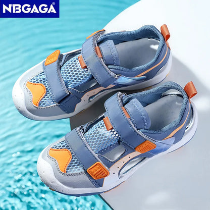 Summer Breathable Sport Sandals for Children Boys Outdoor Casual Beach Shoes Comfortable Non-slip Kids Fashion Sandal