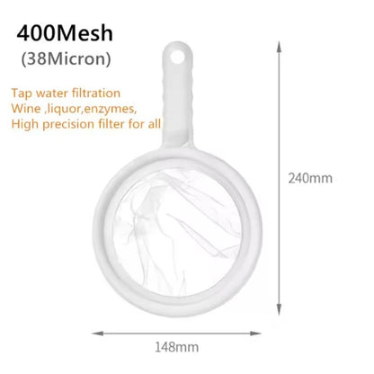 Nylon Ultra-fine Filter Mesh Sieve Soy Juice Coffee Milk Food Strainer Spoon Kitchen  Gadgets 120/200/400 Mesh Filter