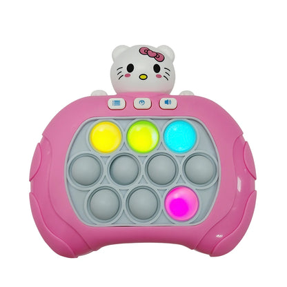 New Kuromi Quick Push Game Pop up Fidget Bubble Electronic Pop it Pro Game Light Stress Relief Toy Adult and Children's Gift toy