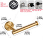 Toilet Towel Paper Wall Mount Holder Adhesive Black Silver Kitchen Roll Paper Stand Hanging Napkin Rack Bathroom Accessories WC