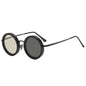 SO&EI Retro Round Punk Men Outdoor Sports Polarized Sunglasses Shades UV400 Women ND9-level Adjustable Dimming Sun Glasses