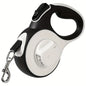 3/5M Automatic Retractable Dog Leash with LED Lights 360°Swivel No Tangle Explosion Proof Nylon Lead for Pet Walking Rope Use