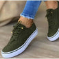 Women Fashion Sneakers Spring Autumn Chain Leather Comfortable Round Toe Platform Sneakers Lace Up Women's Shoes 35-43