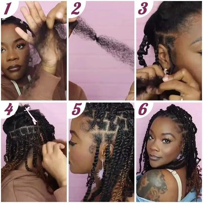 Ship From US Warehoue Remy Hair Afro kinky Curly Bulk Human Hair For Braiding 1 Bundle 50g/pc Natural Color Braids Hair No Weft