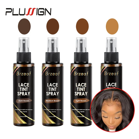 Nunify Lace Tint Spray For Wigs Waterproof Wig Tint Mousse For Natural Wig 100Ml Tinted Lace Spray 1Pcs Wig Installation Tools