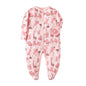 Baby Boy Rompers Cotton Girls Clothes Long Sleeve Summer Soft Jumpsuit V-neck 0-12m Onesie Clothing