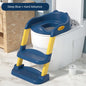 Potty Training seat, upgrade Toddler Toilet for kids Boys  Girl , 2 in 1 potty Training Toilet, splash Guard Anti-Slip pad step stool