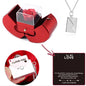 Christmas Gift Apple Jewelry Box With Eternal Flower Box Rose Flower Birthday Party New Year Valentine's Day Gift