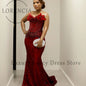 Magnificent Crystal Prom Dresses for Woman Strapless Sequin Mermaid Evening Party Gowns Customized Plus Size robe d'été femme