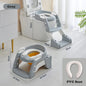 Portable Toilet Seat Children's Pot Foldable Potty Training Seat Step Stool Portable Potty Child Pot Bebe Toilett
