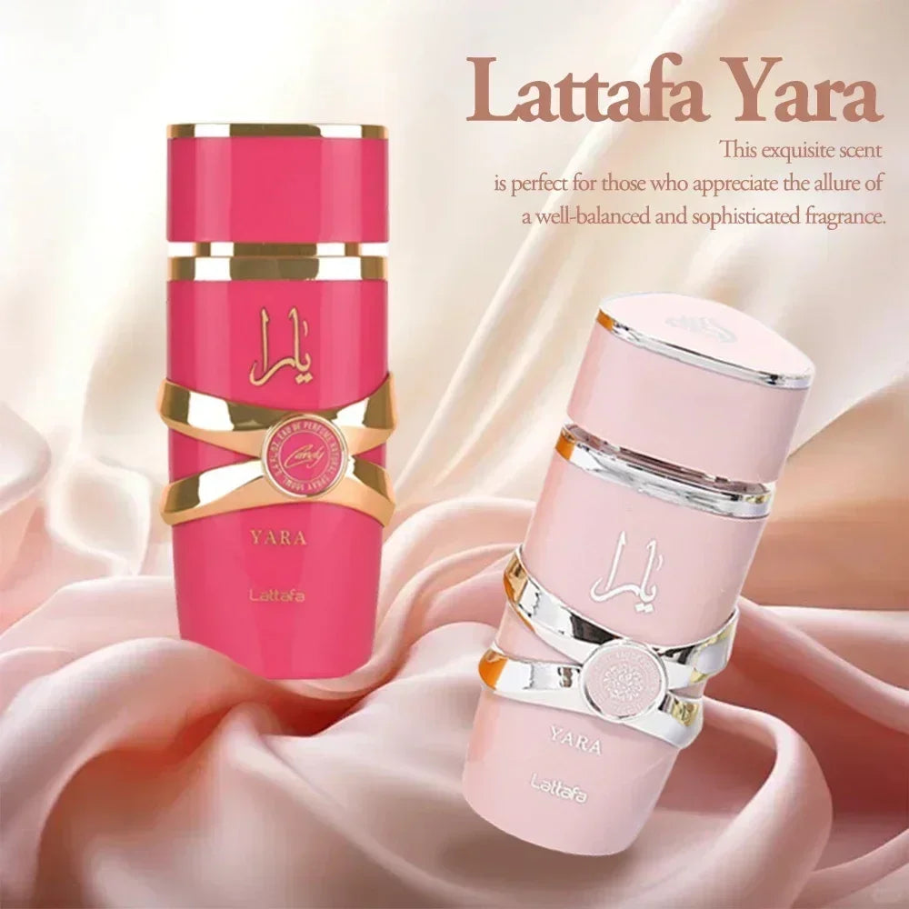 Original Yara Perfume 100ml - Unisex Arabian Eau de Parfum, Long Lasting Creamy Fruity Scent with Pheromones, for Women & Men