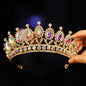 Itacazzo Bridal Headwear - A Golden Lady Fashion Wedding Crown, Rhinestone Classic Princess Tiaras