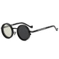 SO&EI Retro Round Punk Men Outdoor Sports Polarized Sunglasses Shades UV400 Women ND9-level Adjustable Dimming Sun Glasses