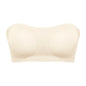 Removable Padded Soft Ice Silk Traceless Women Brasseries Wire Free Seamless Bra For Women Strapless Bra
