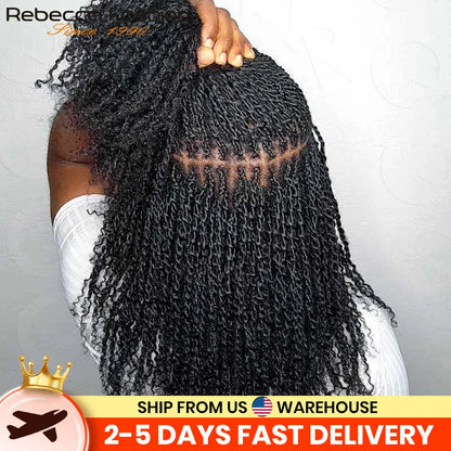 Ship From US Warehoue Remy Hair Afro kinky Curly Bulk Human Hair For Braiding 1 Bundle 50g/pc Natural Color Braids Hair No Weft