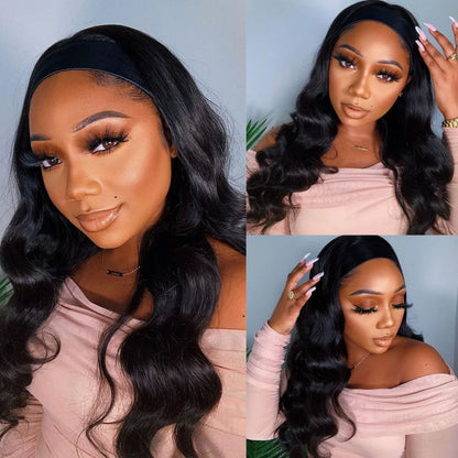 3x1 Middle Part Lace Wig Body Wave  Wigs Natural Human Hair Wig with Bangs for Women 200% Density