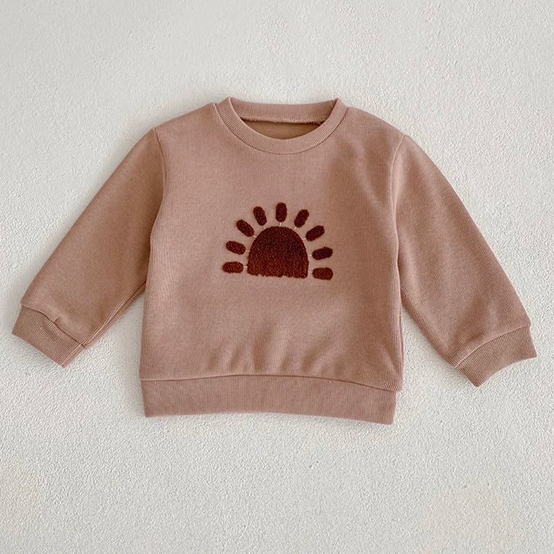 Baby Boys Girls Clothes Spring Autumn Hoodies Pullovers Tops Korean Long Sleeves Kids Hoodies Sweatshirt For Children's