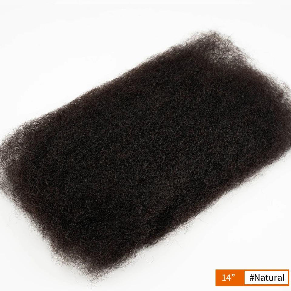 Ship From US Warehoue Remy Hair Afro kinky Curly Bulk Human Hair For Braiding 1 Bundle 50g/pc Natural Color Braids Hair No Weft