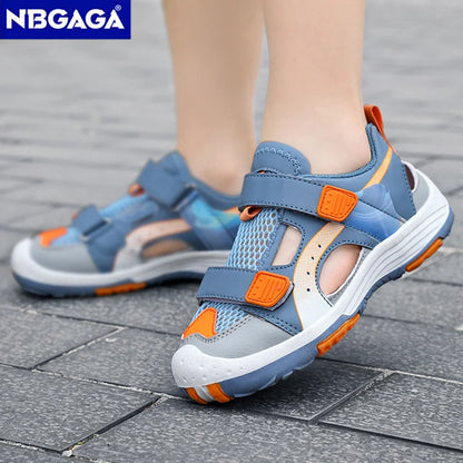 Summer Breathable Sport Sandals for Children Boys Outdoor Casual Beach Shoes Comfortable Non-slip Kids Fashion Sandal
