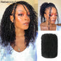 Ship From US Warehoue Remy Hair Afro kinky Curly Bulk Human Hair For Braiding 1 Bundle 50g/pc Natural Color Braids Hair No Weft