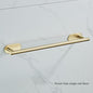 Shengruijia Brushed Gold Stainless Steel Clothes Hook Towel Bar