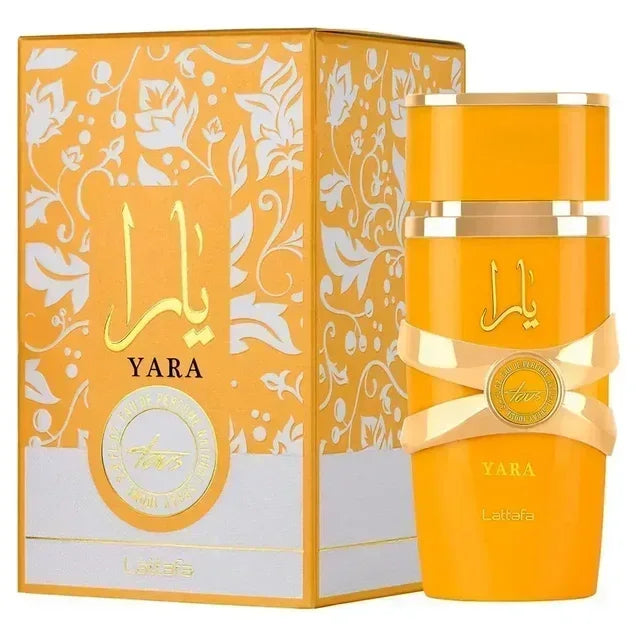Original Yara Perfume 100ml - Unisex Arabian Eau de Parfum, Long Lasting Creamy Fruity Scent with Pheromones, for Women & Men