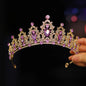 Itacazzo Bridal Headwear - A Golden Lady Fashion Wedding Crown, Rhinestone Classic Princess Tiaras