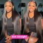 Ready to Wear Glueless Wig Straight 13x6 Transparent Lace Frontal Wig 30 34inches Human Hair Bone Straight 6x4 Lace Frontal Wigs