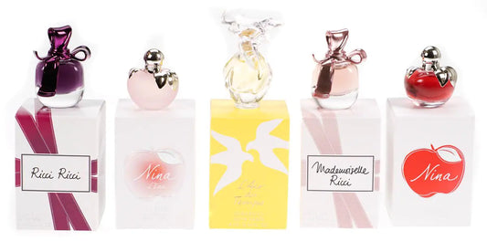 Nina Ricci Air Mail Femme Miniature Gift Set 5 x 0.1oz (4ml) - Ricci Ricci EDP + Nina Leau EDT + Ma