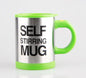 Automatic Stirring Glass Mug - Electric Stainless Steel Cup