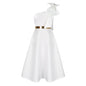 Valentines Day Fashionable Solid-Color Sexy Evening Gown For Women