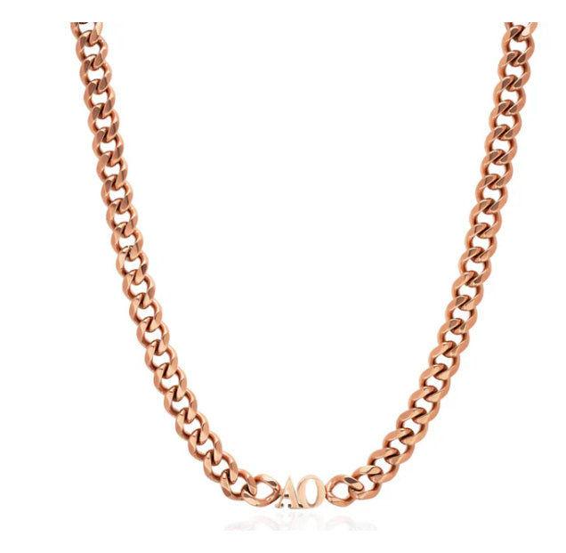 Creative Custom Letter  Name Necklace Stainless Steel  Choker Necklace Personalized Cuban Chain Christmas Gifts