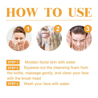 Turmeric Facial Cleanser Deeply Cleanses The Facial Skin, Fades Acne Marks And Acne Marks, And Moisturizes, Brightens And Beautifies The Skin