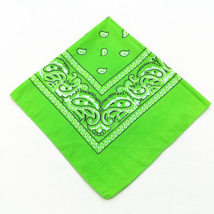 55 cm Polyester Turban Cashew Square Scarf