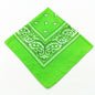55 cm Polyester Turban Cashew Square Scarf