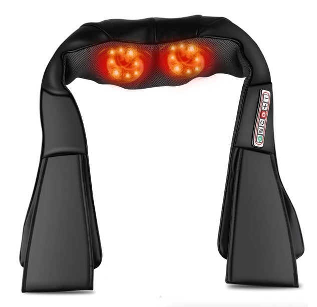 AERLANG Shiatsu Back and Neck Massager, Back Massager Deep Tissue Kneading Neck and Shoulder Massage with Heat, Electric Massage Pillow Fathers Day Gift Ideas from Daughter Son(NOT Cordless)