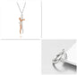 Fashion Hugging Necklace Jewelry Choker Hug Pendant Chain Men Necklace for Lover Women couple Men Lady Female Male Gift