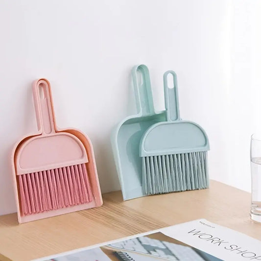 Mini Desktop Cleaning Brush and Dustpan Set (1 Set)