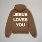 Drop-shoulder Sleeve Casual Sports Hoodie Sweater